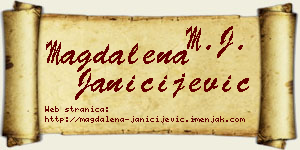 Magdalena Janičijević vizit kartica